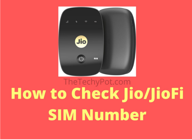 how to check my number in jio sim