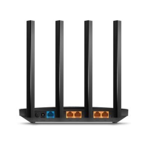 TP-Link Archer C6 Gigabit MU-MIMO Wireless Router - Rear view
